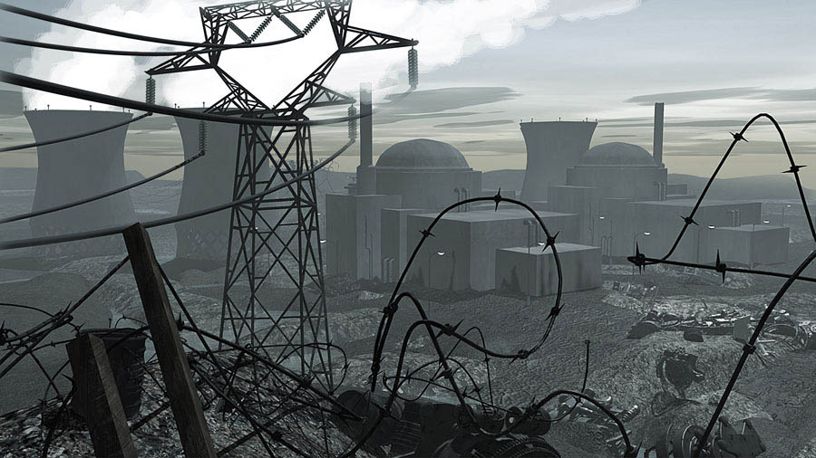 Centrale nucléaire 3D
